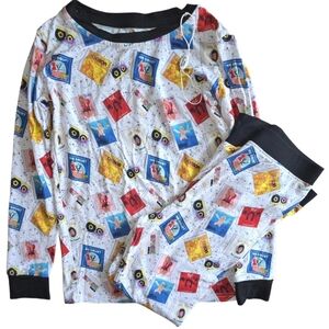 NEW Limited Edition 90's Themed Bamboo PJs Girls Size 4T